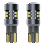 Set 2 x Becuri auto T10 W5W 16SMD, 6000K, canbus, 1850lm, cu lupa