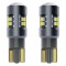 Set 2 x Becuri auto T10 W5W 16SMD, 6000K, 1850lm, 12V, lupa