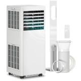 HOMCOM Climatizor mobil 9000 BTU, climatizor portabil 4-&icirc;n-1, răcire, dezumidificator, ventilator, mod noapte | Aosom Romania