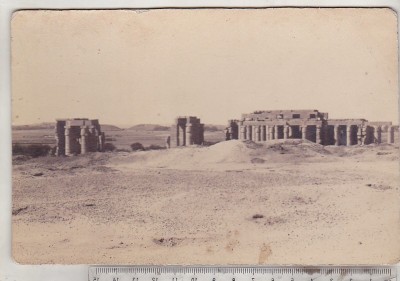 bnk foto - Rammeseum Egipt - fotografie pe carton - sfarsit sec XIX foto