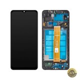 Display cu Touchscreen MP compatibil cu Samsung Galaxy A12 A125 / A12 Nacho A127 cu Rama Negru
