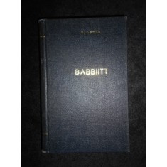 Sinclair Lewis - Babbitt (1960, editie cartonata)