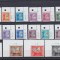 12-HONG KONG 1992-Serie de 16 timbre nestampilate Mi 654-69 I x-MNH