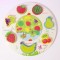 Puzzle lemn 2 in 1 -Fructe