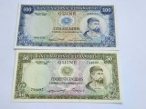 Guinea Portugheza set 100 si 50 escudos 1971 UNC