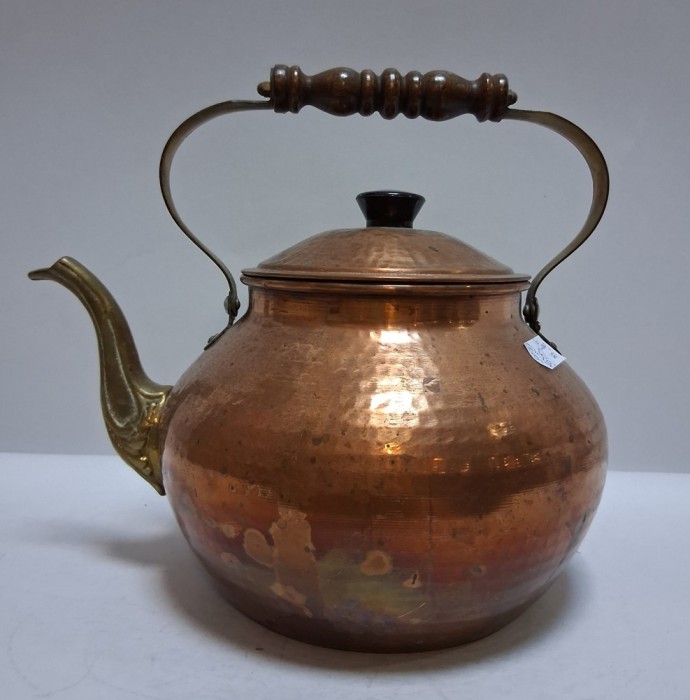 Ceainic vintage cupru