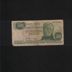 Argentina 500 pesos 1977(83) seria82944581