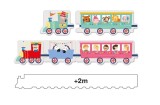 Puzzle APLI - set tren in cutie depozitare tip casuta, 20 piese
