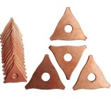 Cumpara ieftin Set de 20 saibe triunghiulare pentru indreptat tabla, HILMANN