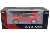 Macheta metal Toyota RAW 4 rosie sunet, lumini, deschide tot 1:24