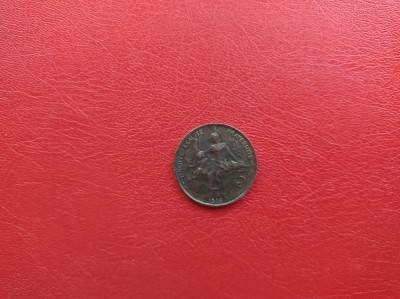 FRANTA - Moneda 5 CENTIMES 1916 ( bronz ) foto