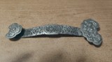 Cumpara ieftin Sceptrul ceremonial budist chinez antic Fengshui de argint Mult noroc #A6198