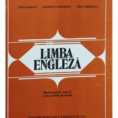 Doris Bunaciu - Limba engleza - Manual pentru anul V, a doua limba de studiu (editia 1994)