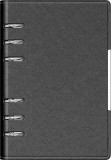 Agenda organizer B6 cu 6 inele neagra