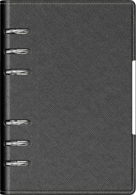 Agenda organizer B6 cu 6 inele neagra foto