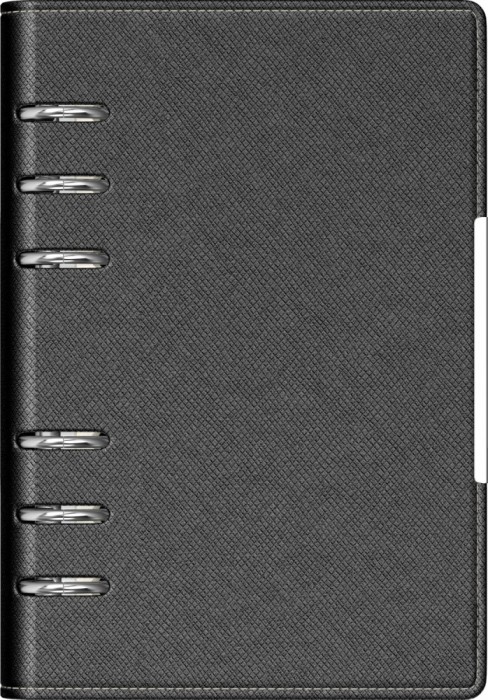 Agenda organizer B6 cu 6 inele neagra
