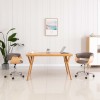 Gossi scaun bucatarie pivotant gri taupe lemn curbat/material textil