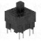 Microintrerupator 12.6x12.6mm, ON-(ON), DPST-NO + DPST-NC, MEC - 15401