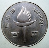 1.740 JAPONIA OLIMPIADA SAPPORO 100 YEN 1972