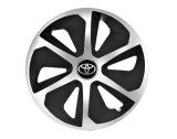 Cumpara ieftin Set 4 capace roti Roco Gri-Negru R14 pentru gama auto Toyota, Autohelix MSA