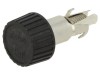 Clemă siguranțe 10A neagră 250V IP40