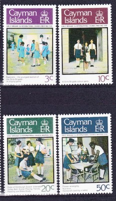 DB1 Cercetasi Fete 1978 Cayman Ins. 4 v. MNH foto