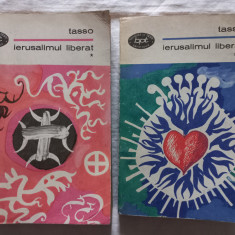 TORQUATO TASSO - IERUSALIMUL ELIBERAT, VOL. I + VOL. II, BUCURESTI, 1969