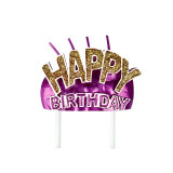 Cumpara ieftin Lumanare pentru tort - Cake Candle - Happy Birthday | Legami