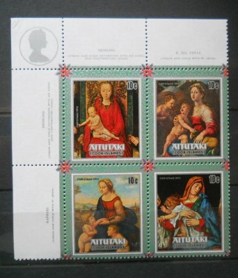 CV1 SERIE COLONII BRITANICE AITUTAKI foto