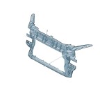 Panou central, trager Audi Q2 (Ga), 10.2016-, montare fata, B-Series, 81A805594A