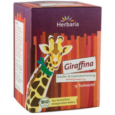 Ceai bio din plante si condimente Giraffina, 15x1.8g Herbaria