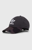 Adidas Originals șapcă culoarea negru, cu model IU0039