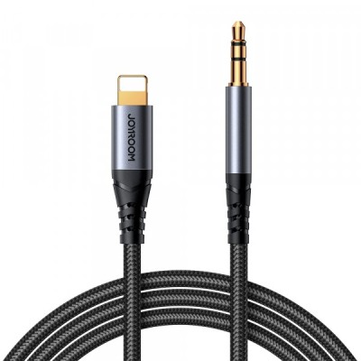 Cablu Audio Lightning - 3.5mm Joyroom SY-A06, 1.2m, Negru foto
