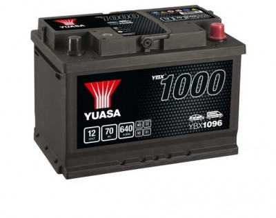 Baterie Yuasa 12V 70AH/640A YBX1000 CACA (R+ Standard) 278x175x190 B13 (pornire) foto