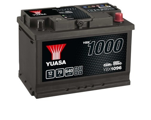 Baterie Yuasa 12V 70AH/640A YBX1000 CACA (R+ Standard) 278x175x190 B13 (pornire)
