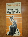 Pliant turistic constanta - informatii si servicii turistice - anii &#039;60