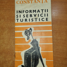 pliant turistic constanta - informatii si servicii turistice - anii '60