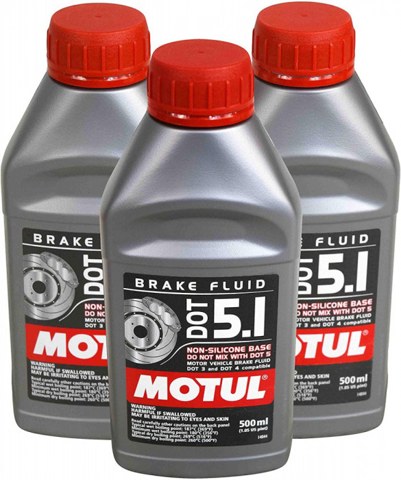 Set 3 Buc Lichid Frana Motul Dot 5.1 500ML 100950