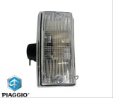 Semnalizare fata stanga transparenta originala Vespa P - Vespa PX 80 E - PX 100 E - PX 125 E - PX 150 E - PX 200 E