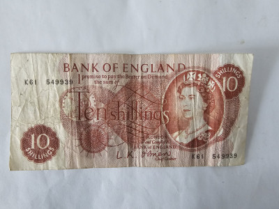 Anglia 10 Shillings 1960 foto