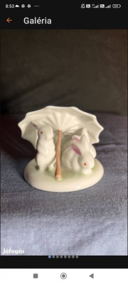 Bibelou rar maghiar familie iepuri foto