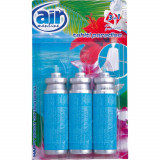 Cumpara ieftin Rezerve Odorizant Spray AIR Tahiti Paradise, 15 ml, 3 Buc/Set, Rezerve Odorizante Camera, Rezerve Odorizante Casa, Rezerve Odorizant Pulverizator de C