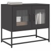VidaXL Dulap TV, negru, 68x39x60,5 cm, oțel laminat la rece 853332
