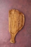 Tocător Texas BBQ cu m&acirc;ner din lemn de măslin 40 cm