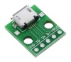 Adaptor PCB microUSB la DIP female 5pin (m.1285)