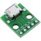 Adaptor PCB microUSB la DIP female 5pin (m.1285)