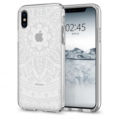 Husa Spigen Liquid Crystal iPhone X transparent (Shine Clear) foto