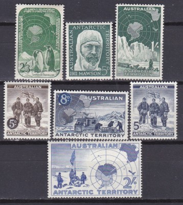 DB1 AAT Terit. Antarctice Australiene 1-7 7 v. MH cu sarniera foto