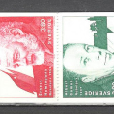 Suedia.1990 Laureati PREMIUL NOBEL ptr. literatura carnet KS.476