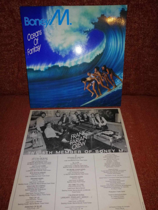 Boney M Oceans of Fantasy 1980 Pepita HU vinil vinyl EX